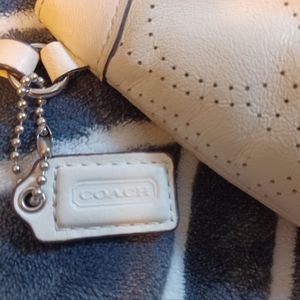 COACH Signature Leather Wristlet